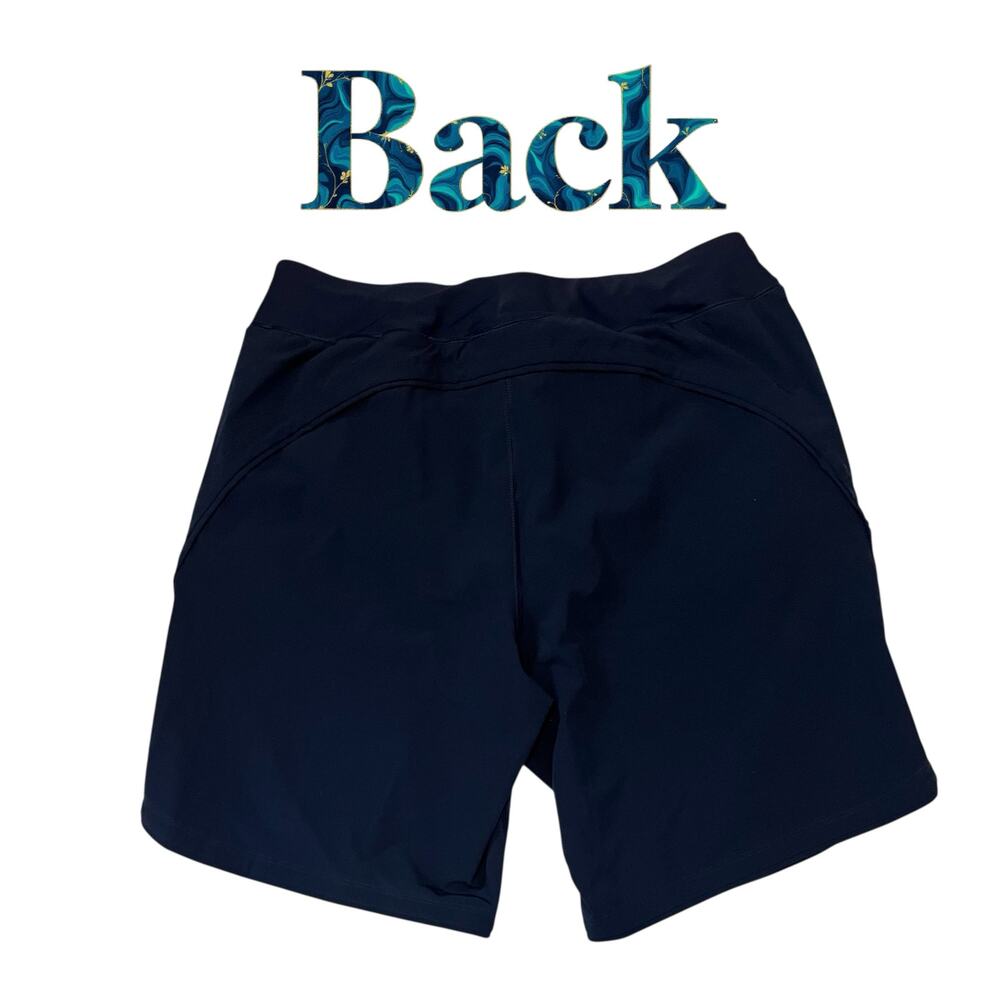 Lands' End Quick Dry 11" Swim Board Shorts - Size 10 Navy - Picture 2 of 2